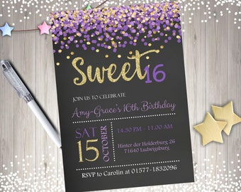 Best Sweet Sixteen Invitations 3