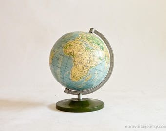 Vintage world globe | Etsy