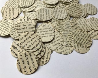 confetti pieces inch round decor books
