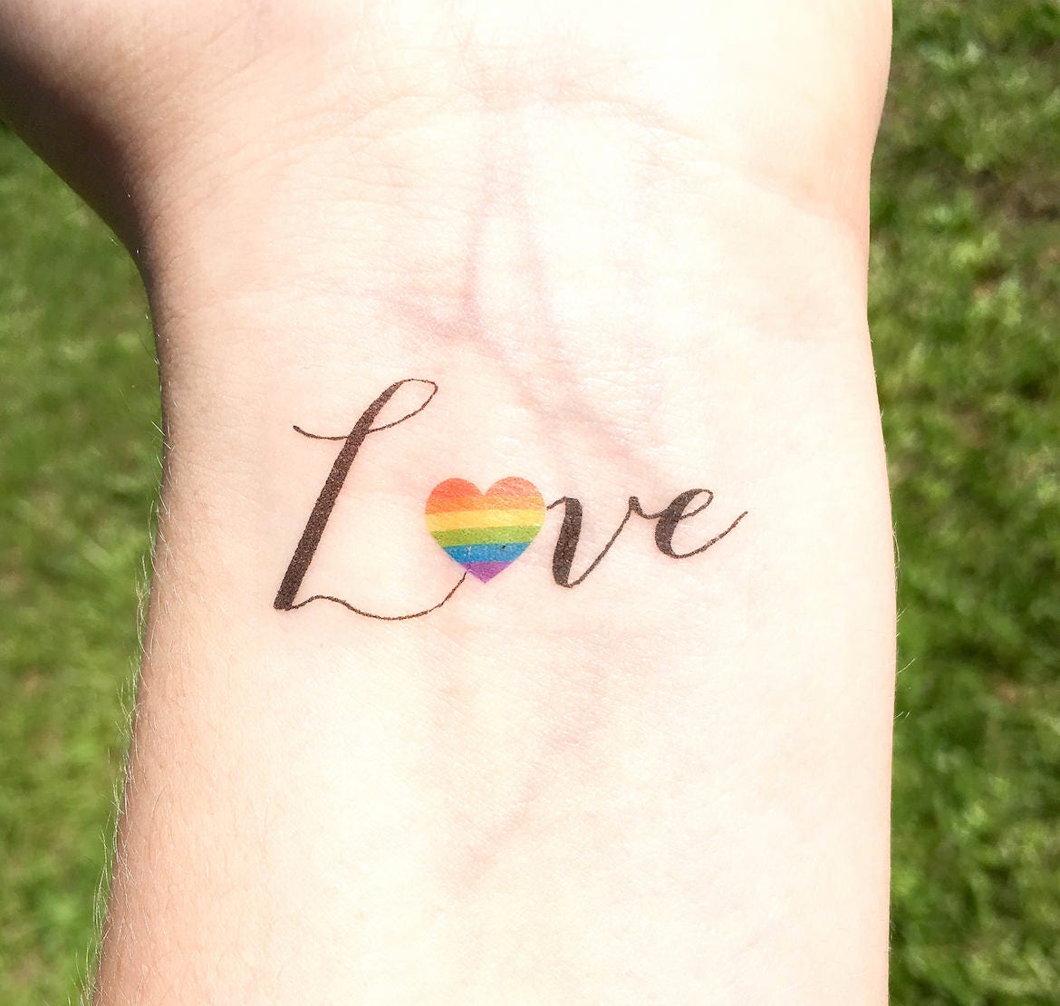 subtle gay pride tattoos