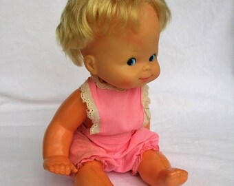 SALE 20% OFF Vintage Mattel 1974 Baby That-a-Way Doll