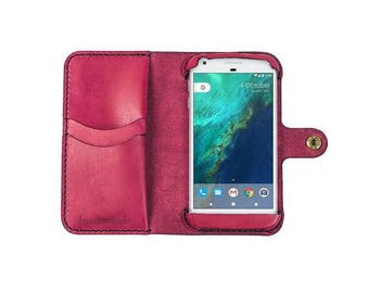 Google Pixel XL Leather Phone Wallet Case / Google pixel XL wallet / pixel XL phone case / google pixel xl wristlet