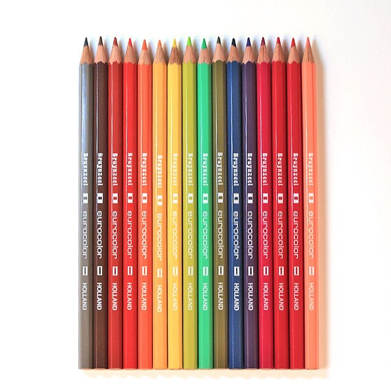 New Bruynzeel Eurocolor Colored Pencils set of 16 different