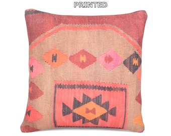 bohemian decor 18x18 kilim pillows boho pillow case boho decor art throw pillow case aztec pillow decorative throw pillow rustic decor 63-45