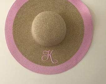 Personalized Bride Hat - Summer Wedding Gift - Mother of the Groom - Personalized Hat