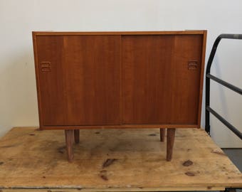 Vintage Danish Modern Teak Console / Cabinet - Free NYC Delivery!