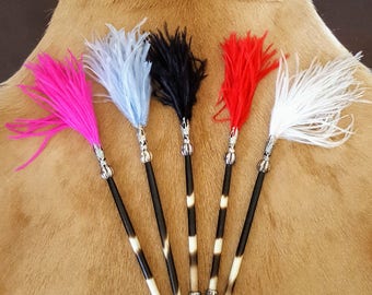 ON SALE: EAGLE'S Wing Ink Dip Porcupine Quill w/ Feather