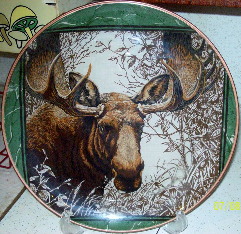 MOOSE DECORATOR PLATE Order Early for Christmas