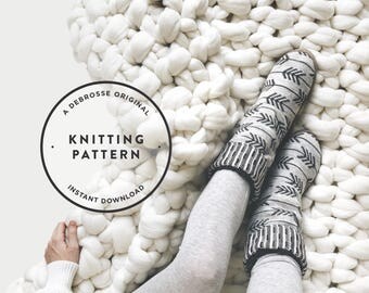 KNITTING PATTERN ⨯ Extreme Mega Knit Blanket, Afghan, Throw ⨯ The Corail