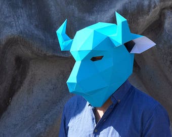 Bison Mask - Build your own using simple PDF download