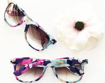 Floral Sunglasses 6ct Bridal Party Favors - Bride Tribe Gifts - Party Ideas - Bachelorette Sunglasses - Bachelorette Party Favors EB3203NP