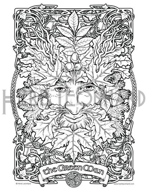 Herb Leonhard Adult Coloring Page Legend Nouveau Coloring
