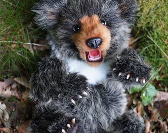 OOAK Artist Realistic Teddy Bear Teddybär 43 cm