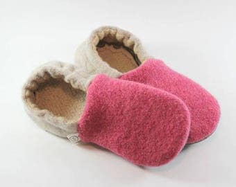 Classroom Shoes- Back to School- Gift for Girl- Felted Wool Slippers- Kids Pajamas- Gift for Daughter- Kids Slippers- Waldorf Education