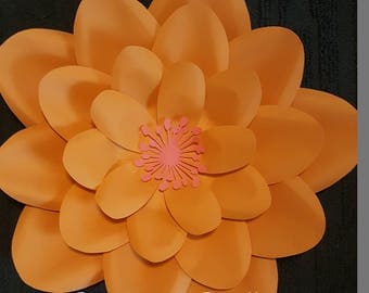 Paper Flower Template #9