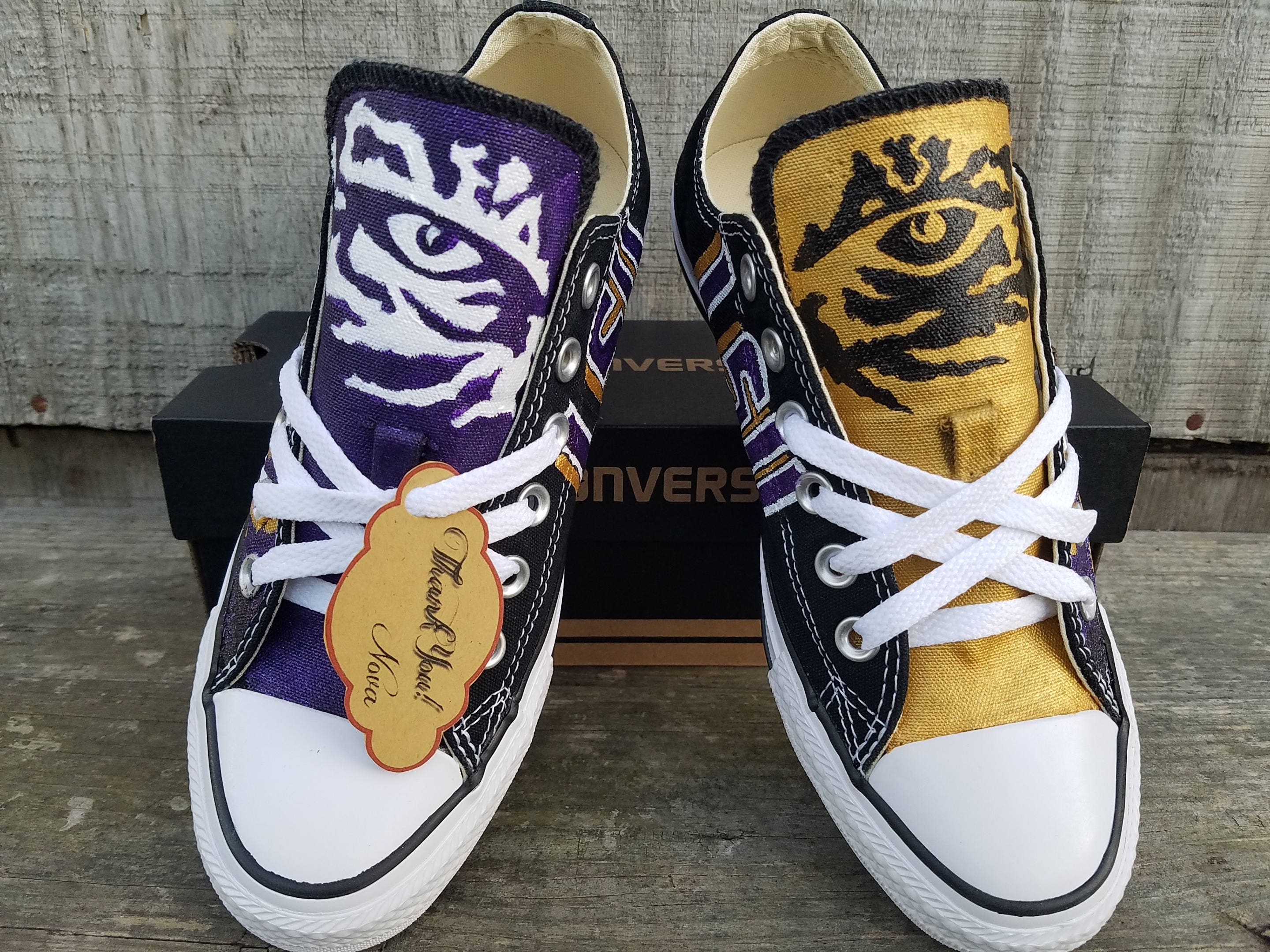 custom lsu shoes