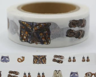 Vintage Washi Washi Tape/Japanese Washi Tape / Deco tape TZ1958-1