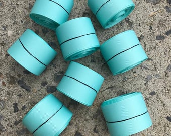 1.5" Aqua Blue Light Blue Solid Grosgrain Ribbon 5 YARDS