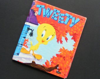 Vintage 1953 Tweety Bird Whitman Tell A Tale Children's Book #2481 Warner Brothers Cartoon with Sylvester and Friends ~ 8455