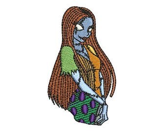 Rag Doll Sally Embroidery Design in 3 Sizes - INSTANT DOWNLOAD
