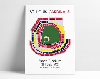 Busch stadium print | Etsy