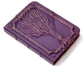 Leather journal, leather notebook, travel journal, leather diary sketchbook, blank book, purple journal