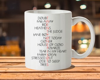 Twenty One Pilots, Mug, Tyler Joseph, Josh Dun, 21 Pilots, Skeleton Clique, Joshua Dun,Blurryface, Clique, Clique Art, Blurry face, Tøp