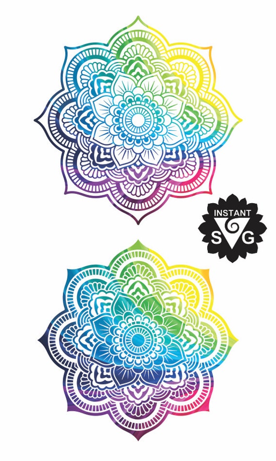 Free Free Rainbow Mandala Svg 402 SVG PNG EPS DXF File