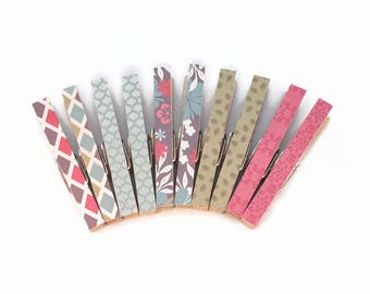 Decorative Clothespins, Magnetic Clothespins, Office Organization, Floral Clips, Bag Clips, Photo Holder, Place Card Holders, Office Decor