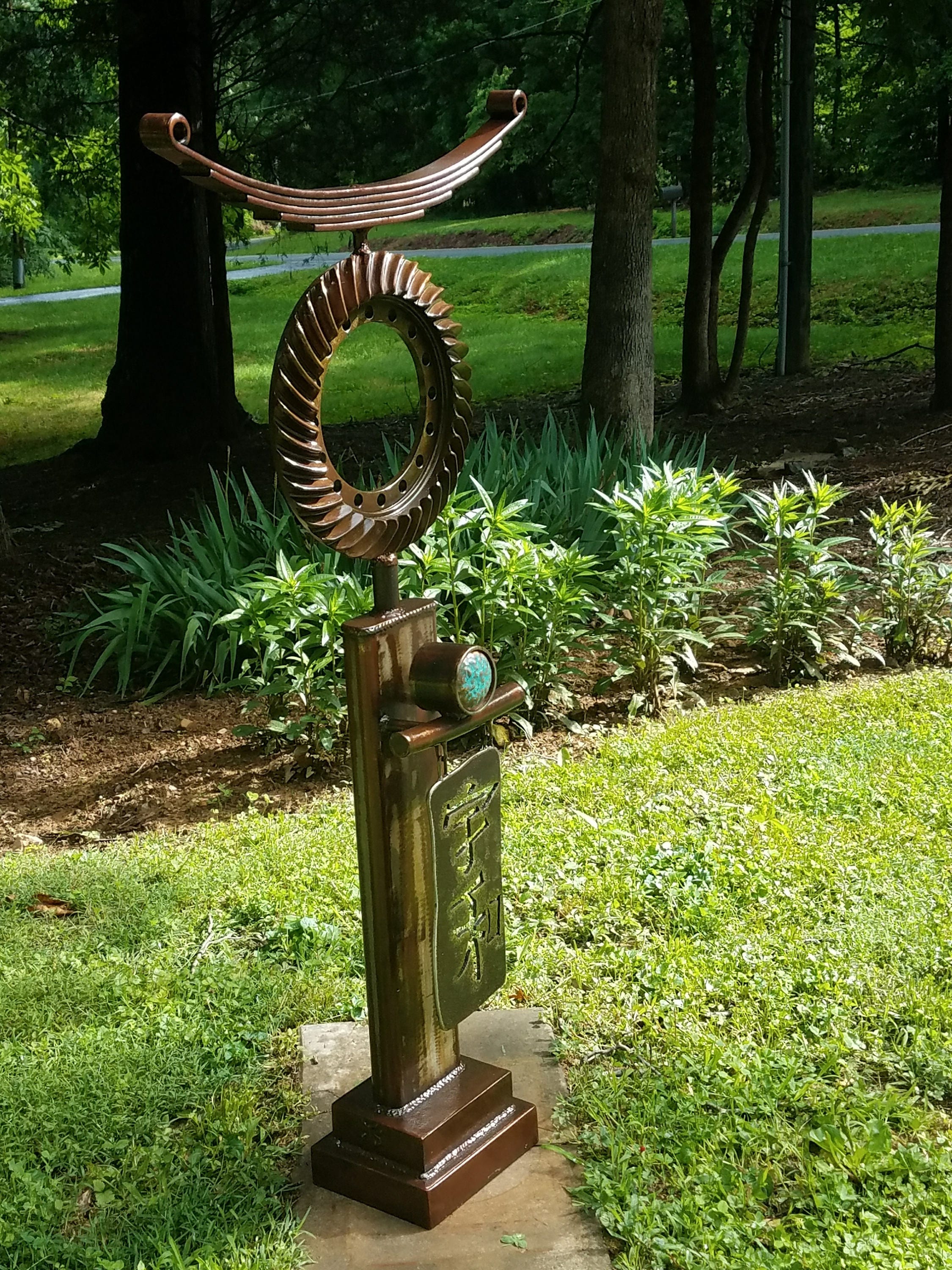 Asian sculptureJapanese artMetal SculptureAbstract