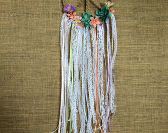 Floral Peace Dream Catcher