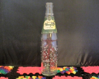 Rare Vernors Ginger Ale Bottle--Original Vernors--1974--16 fluid ounces--paper label