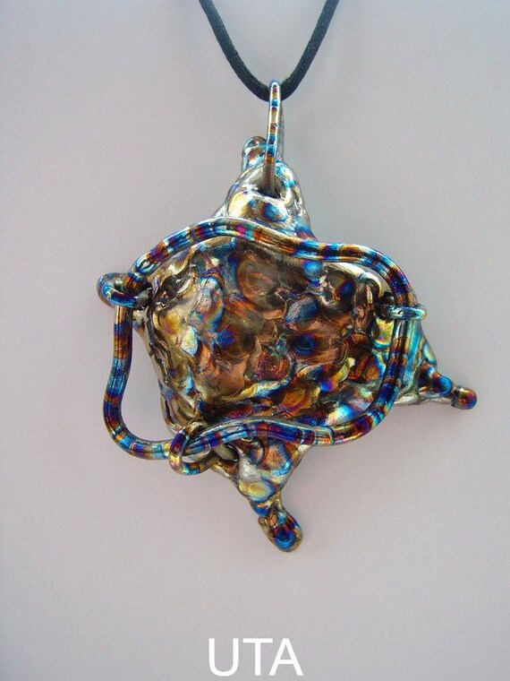 Star Pendant Titanium Pendant Welded Jewelry Weld Art Star