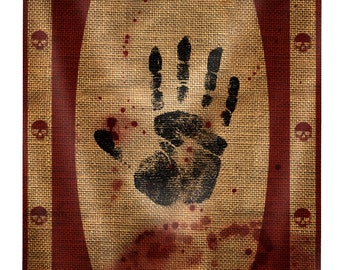 Lifesize banner, Skyrim Dark Brotherhood