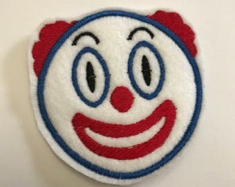 Clown Emoji Applique Embroidery Design - 3 Sizes - Multiple Formats - Digital Instant Download