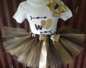 2nd Birthday Shirt, Girls 2nd Birthday Shirt, Black and Gold Birthday Shirt, 2nd Birthday Outfit, Glitter Birthday Shirt, Gold Glitter Shirt