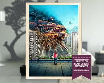 Atracción impresión, aficionado al arte, cartel de atracción, atracción, atracción fan arte, arte de la atracción, para ella, carteles de fresco, cool regalos, Navidad