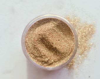 FINE GOLD BioGlitter - Fine Bio degradable Glitter - Festival Glitter - Eco Friendly - Gold Glitter - Cosmetic Grade - Eyes Lips Face