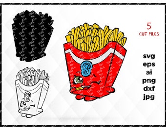 Shopkins Svg Files, Fiona Fries Svg, Svg Cutting File, Svg Cut Files, Svg For Silhouette, Svg For Circut, Shopkins Clipart,Svg Shopkins, png