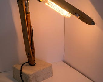 Vintage industrial desk lamp