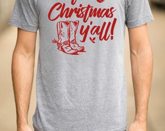 Christmas tee shirt | Etsy
