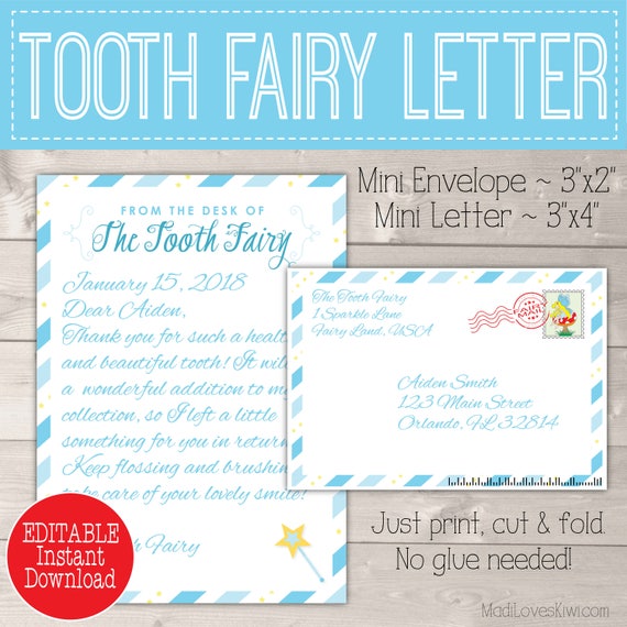 toothfairy letter bad tooth