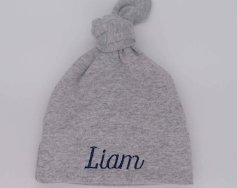 Custom Baby Hat/ Personalized Baby Hat / knit hat / monogram hat/ newborn hat / baby girl / baby boy / baby shower / baby gift