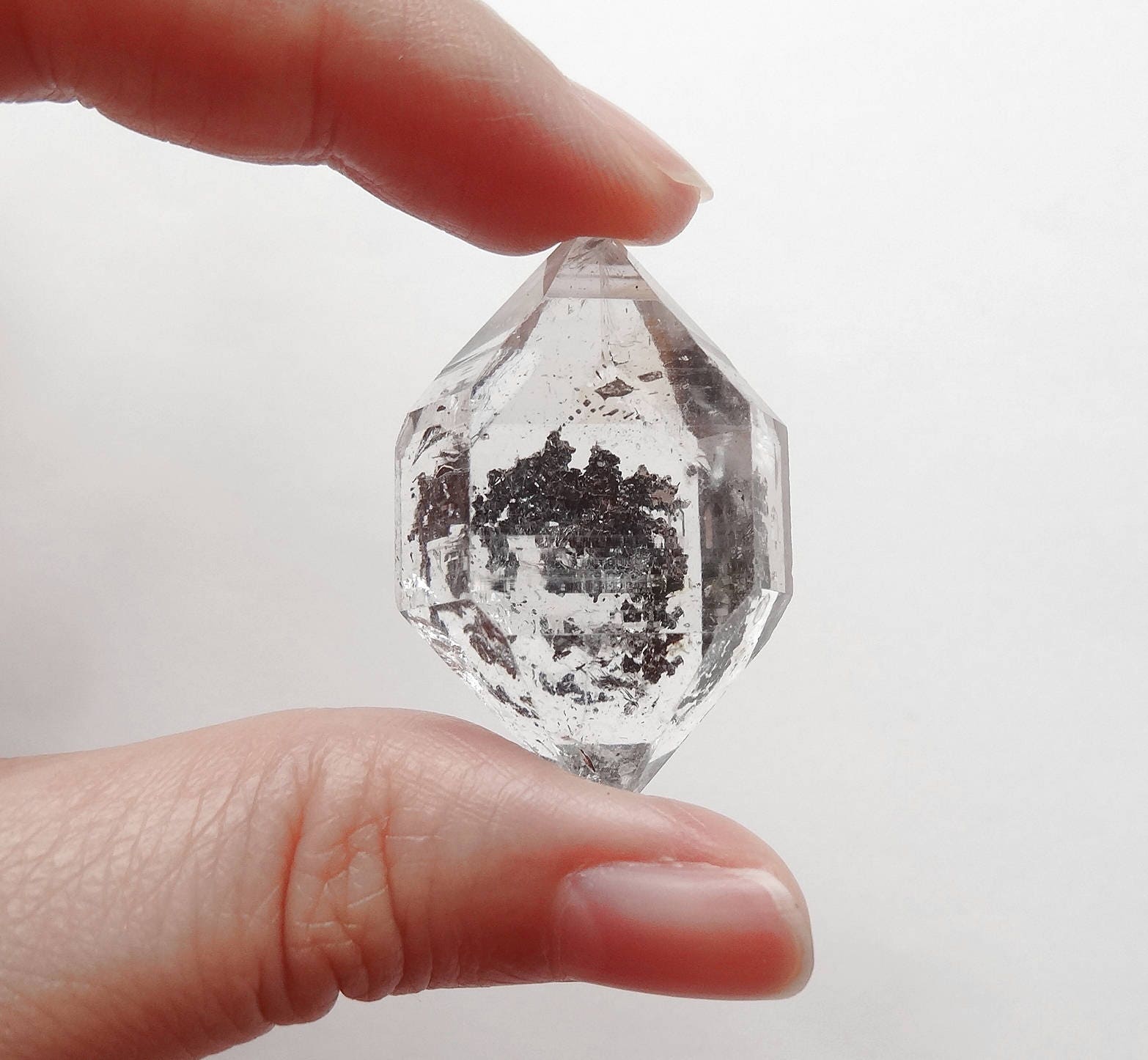 Large Herkimer Diamond Double Terminated Loose Stone Good for