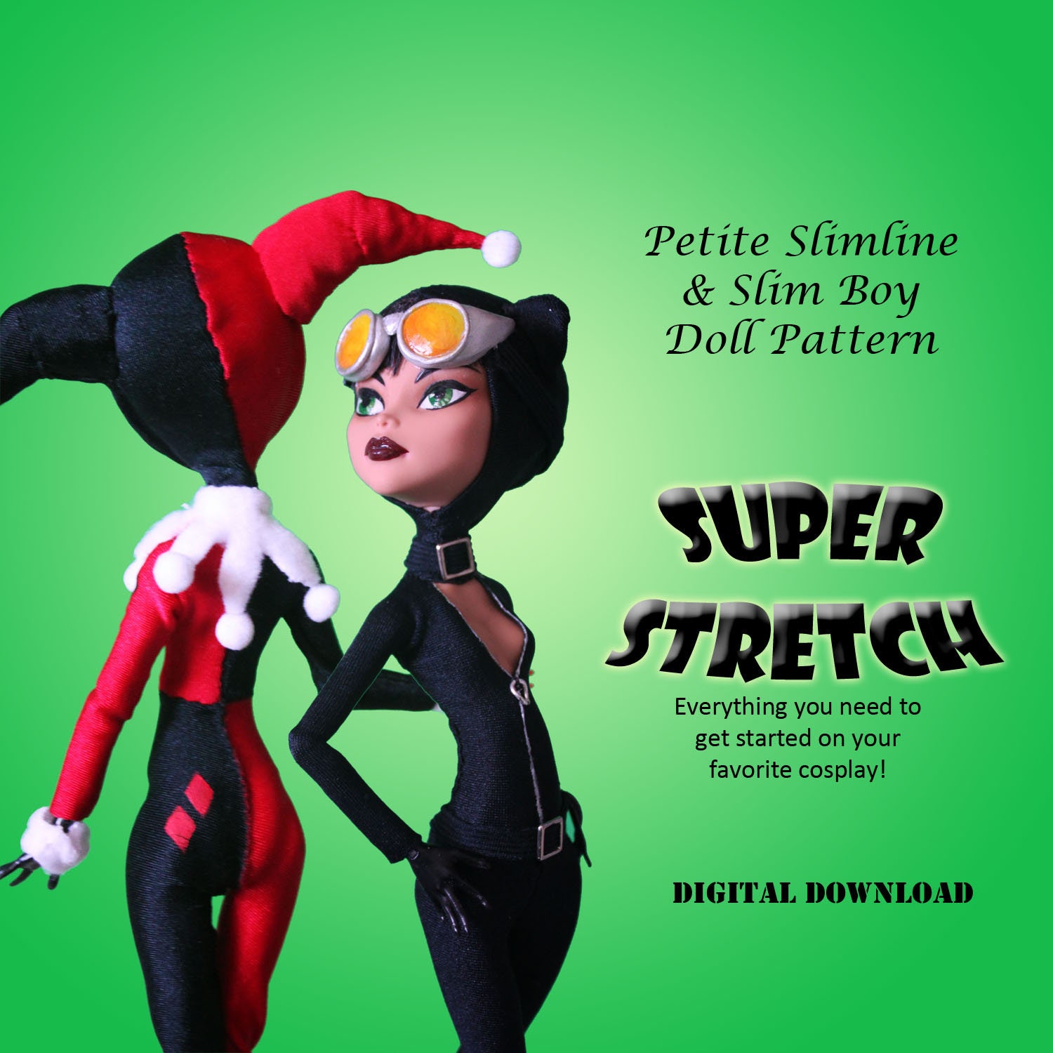 Super Stretch Doll Clothes sewing pattern for Petite ...