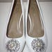 ivory sparkle flats