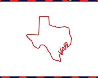 Texas Outline SVG Texas SVG State Outline SVG Texas Decor Cricut Files Silhouette Files Digital Files Scan n Cut Files Yall svg Southern svg