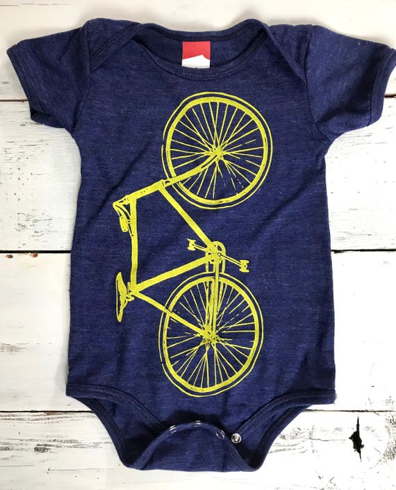 bicycle bodysuit bike baby one piece Cute newborn gift.