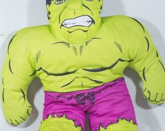 hulk plush pillow