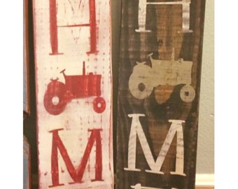 Tractor Home Sign - Farm Sign - Wooden Country Sign - Tractor Wood Sign - Rustic Decor - Country Decor - Farm Home Sign - Rustic Wooden Sign